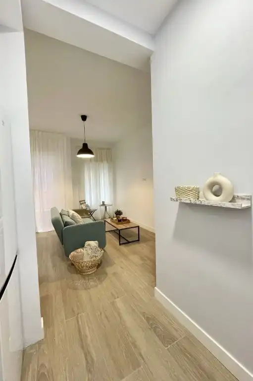 Sala d'estar de Apartament en venda en Madrid amb Aire condicionat, Calefacció i Terrassa