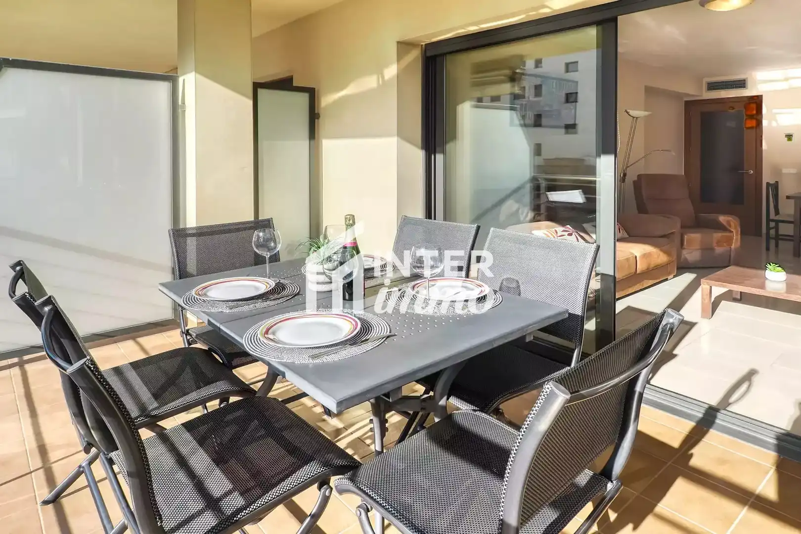 Terrace of Flat for sale in Roses  with Air Conditioner, Heating and Terrace