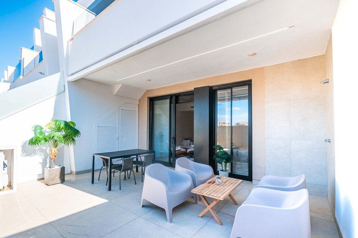 Terrace of House or chalet for sale in San Pedro del Pinatar  with Air Conditioner, Terrace and Swimming Pool