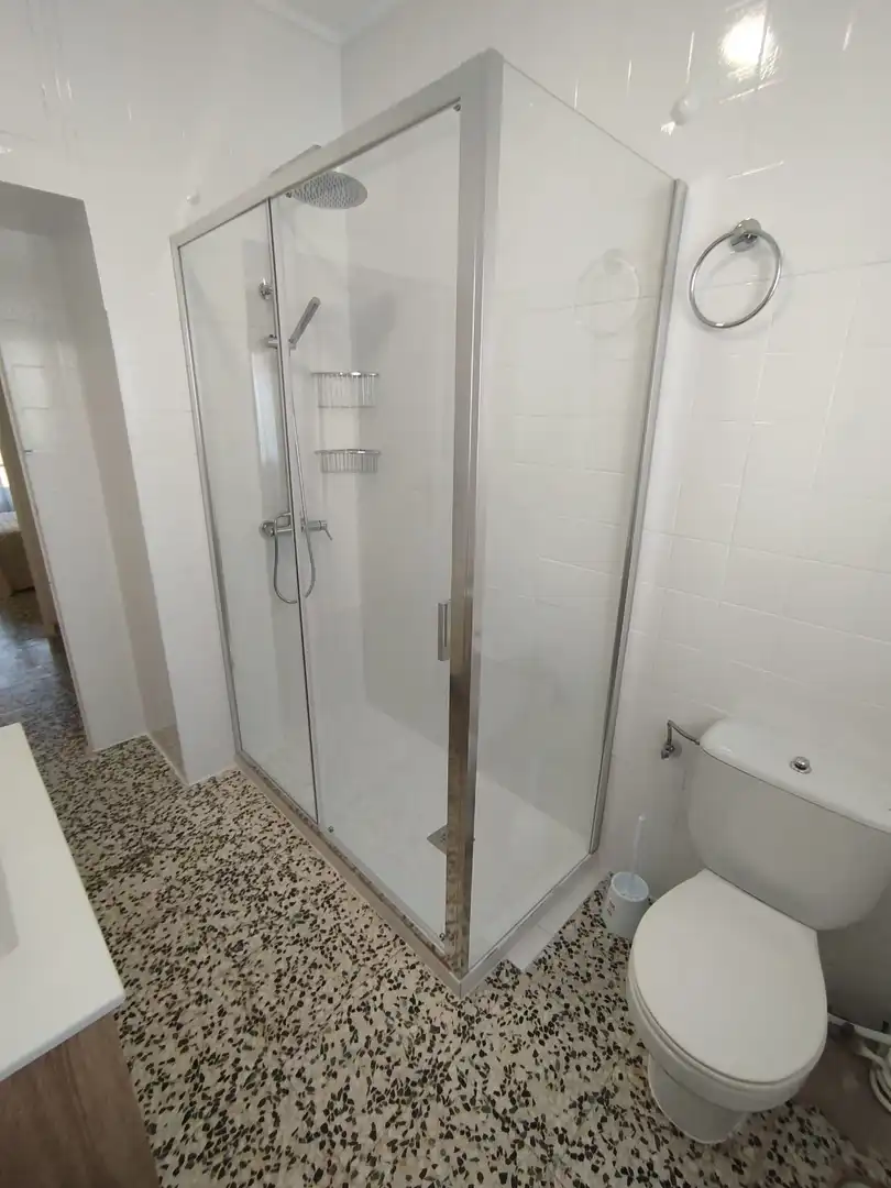 Bathroom of Flat for rent in Ávila  with Heating, Terrace and Furnished