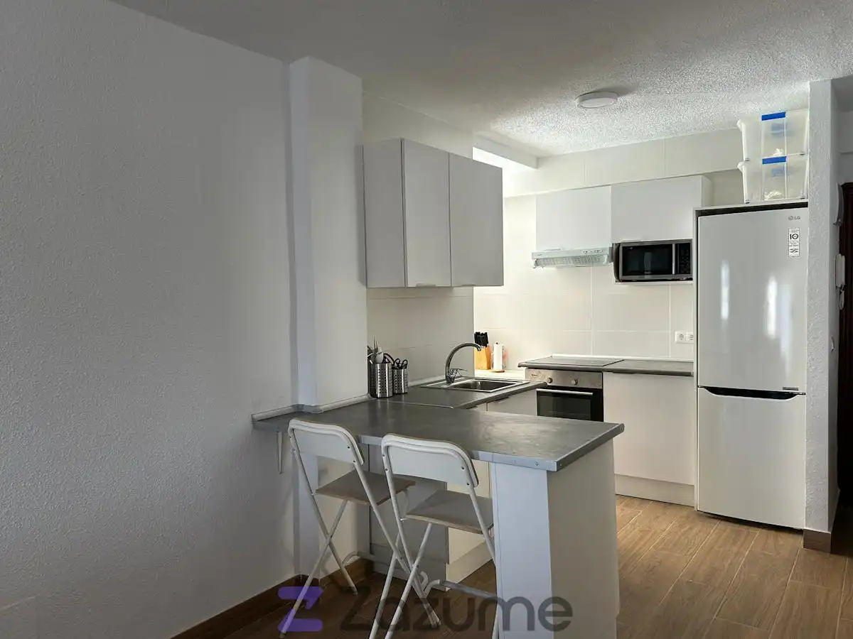 Cocina de Piso de alquiler en Málaga con Aire acondicionado, Calefacción y Parquet
