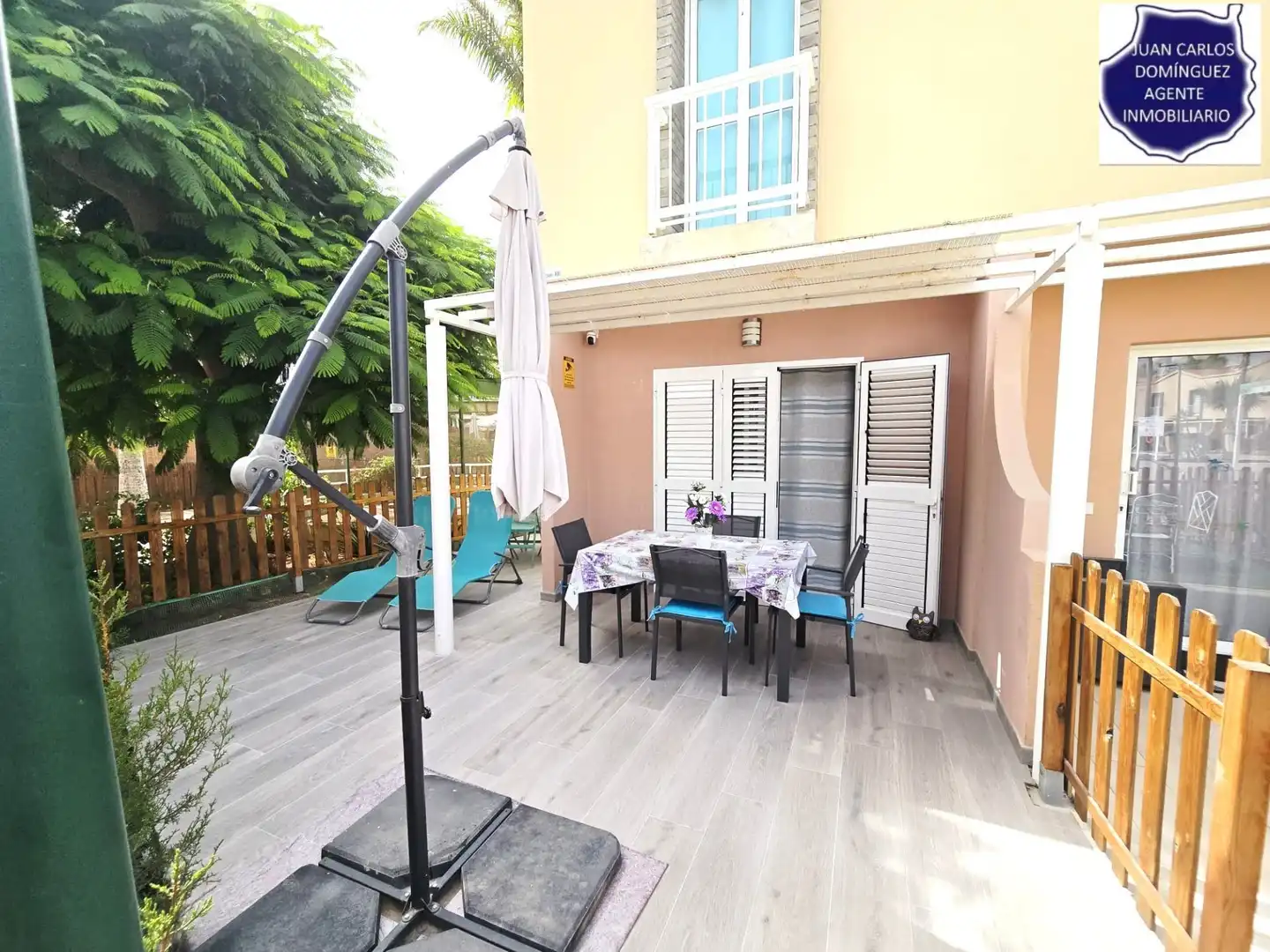 Terrace of Houses for rent in San Bartolomé de Tirajana  with Air Conditioner, Terrace and Furnished