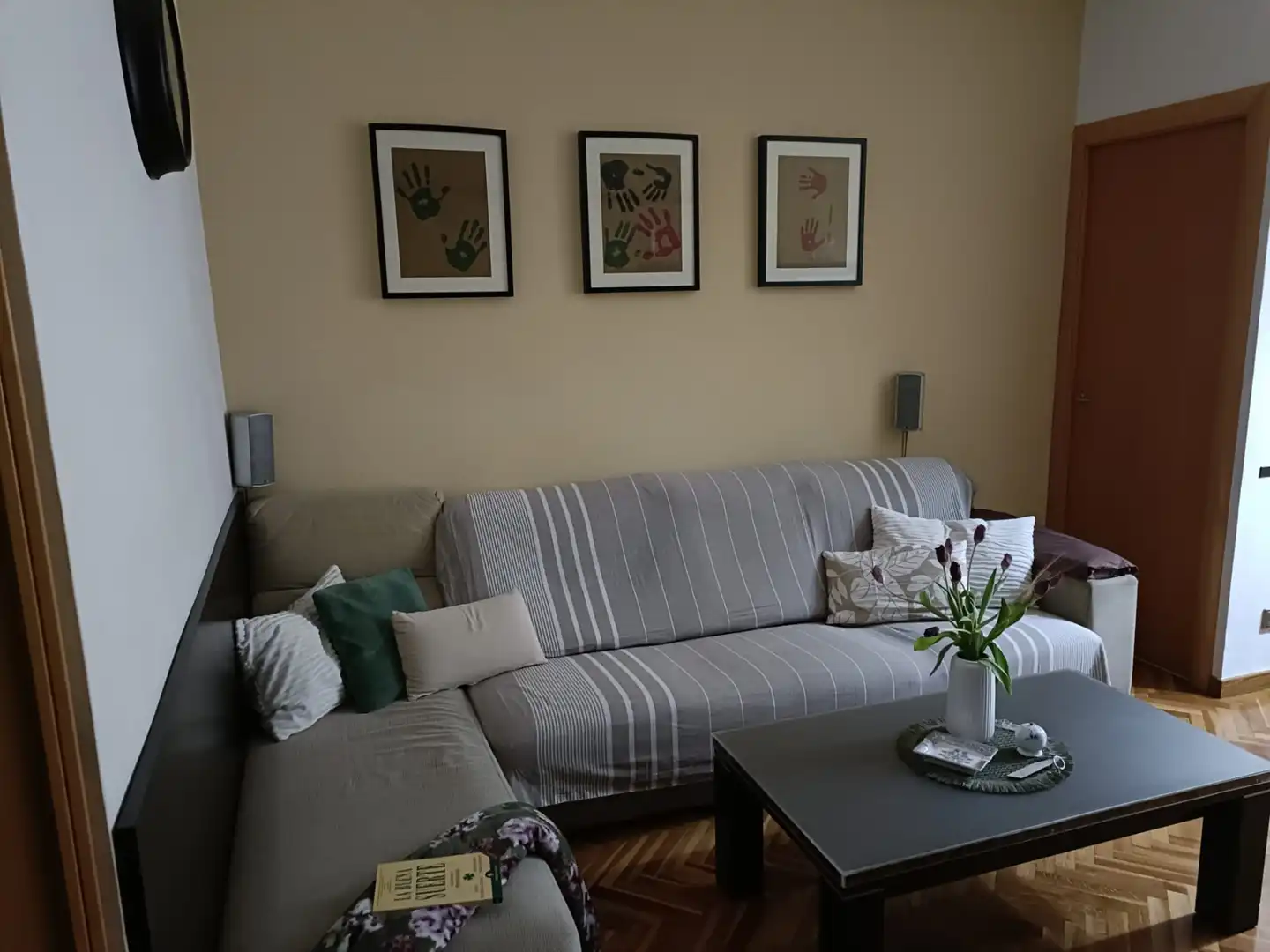 Sala de estar de Piso en venta en Barcelona con Aire acondicionado, Calefacción y Parquet