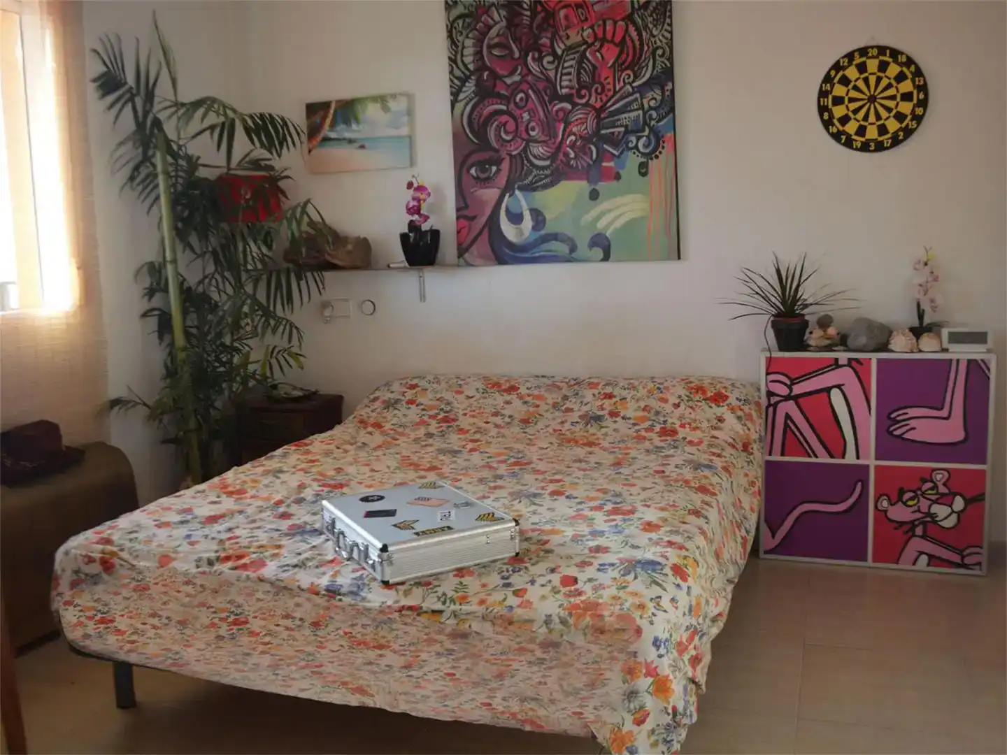 Schlafzimmer von Wohnungen zur Miete in Cartagena mit Klimaanlage, Schwimmbad und Balkon