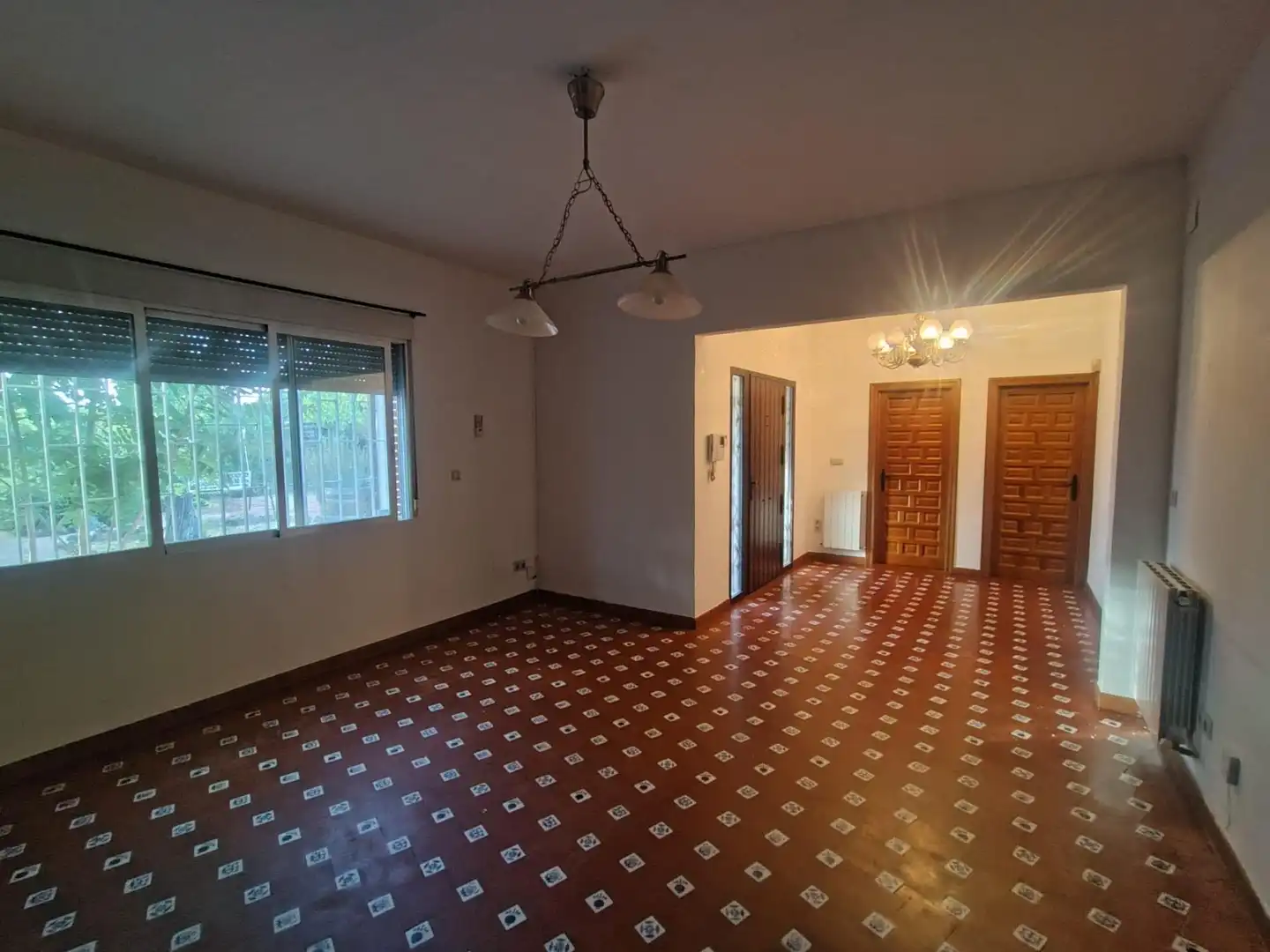 Wohnzimmer von Haus oder Chalet zur Miete in Viana de Cega mit Klimaanlage, Heizung und Privatgarten