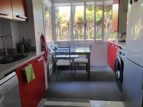 Cuina de Pis de lloguer en Gavà amb Aire condicionat, Calefacció i Terrassa