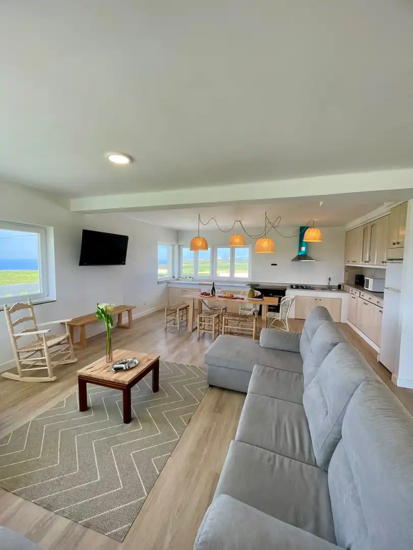 Living room of Houses for sale in Gozón  with Heating, Private garden and Terrace