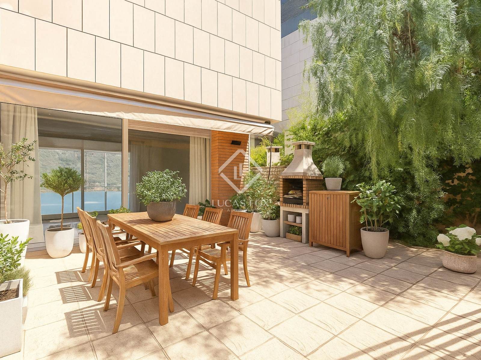 Terrassa de Casa o xalet en venda en Sant Just Desvern amb Aire condicionat, Jardí privat i Terrassa
