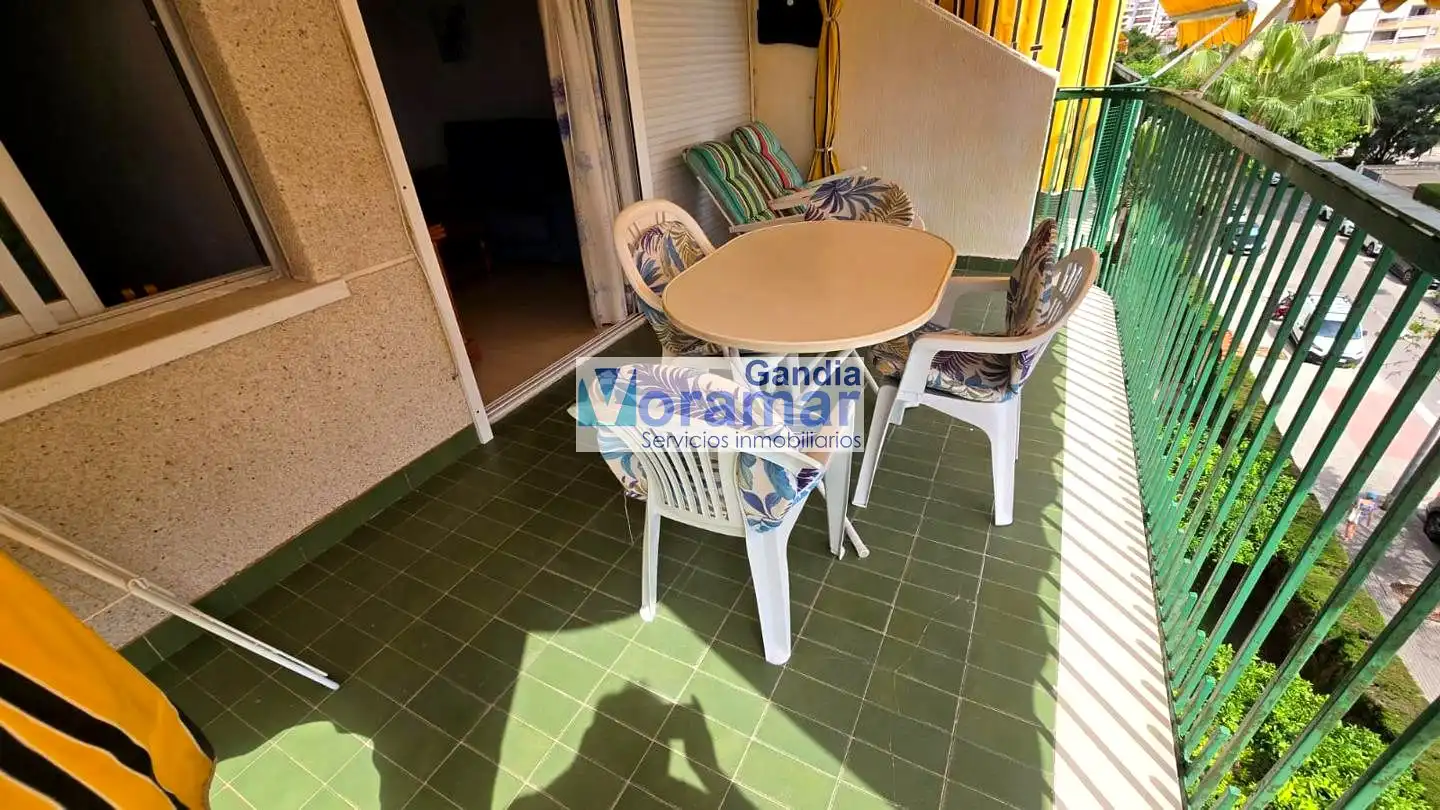Terraza de Apartamento en venta en Gandia con Amueblado y Piscina comunitaria