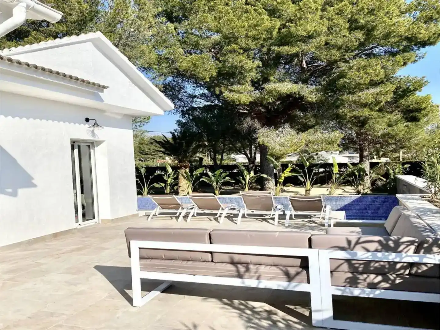 Terrace of Houses for rent in L'Ametlla de Mar   with Air Conditioner, Swimming Pool and Balcony