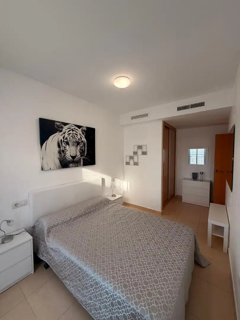 Bedroom of Flat for rent in Chilches / Xilxes  with Terrace, Storage room and Furnished