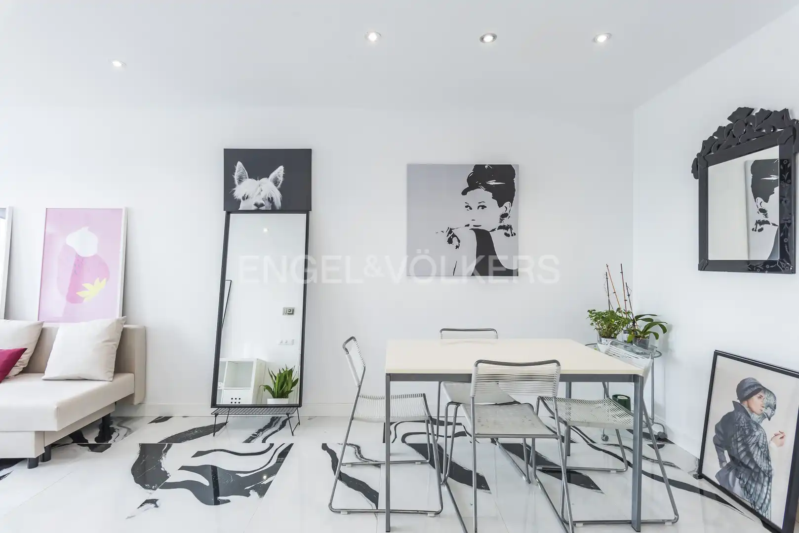 Esszimmer von Wohnung zur Miete in Madrid mit Klimaanlage, Heizung und Möbliert