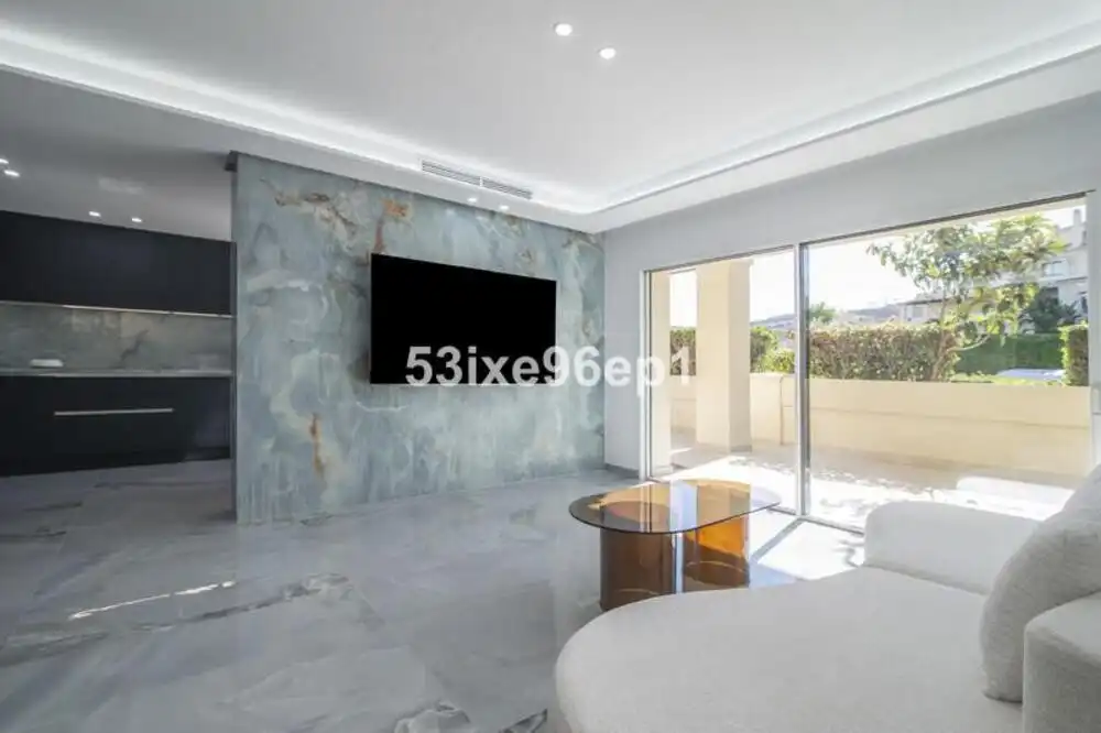 Sala de estar de Planta baja de alquiler en Benahavís con Aire acondicionado, Terraza y Trastero
