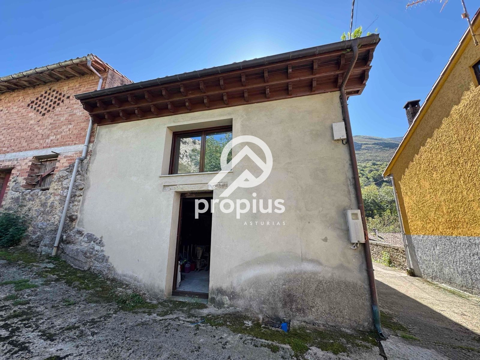 Exterior view of Single-family semi-detached for sale in Ribadesella  with Heating