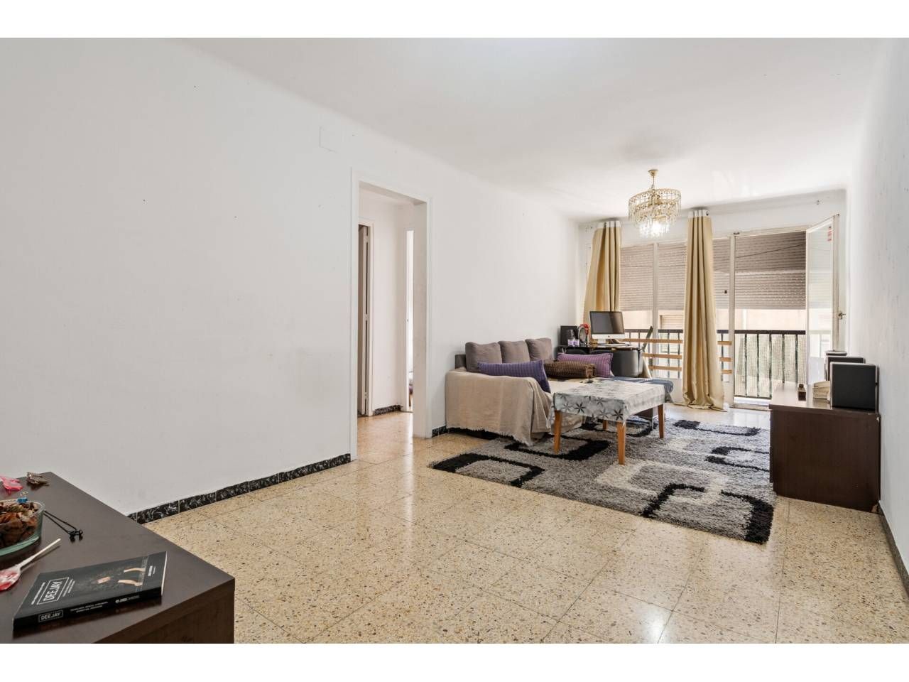 Living room of Flat for sale in Santa Perpètua de Mogoda  with Heating and Balcony