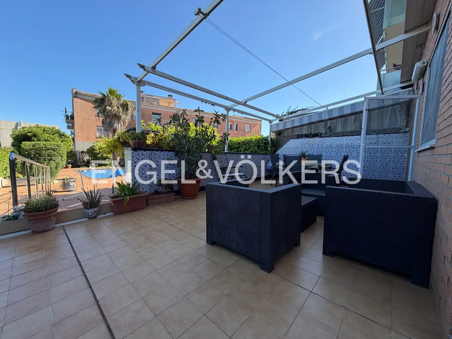 Terraza de Apartamento en venta en Pineda de Mar con Calefacción, Jardín privado y Trastero