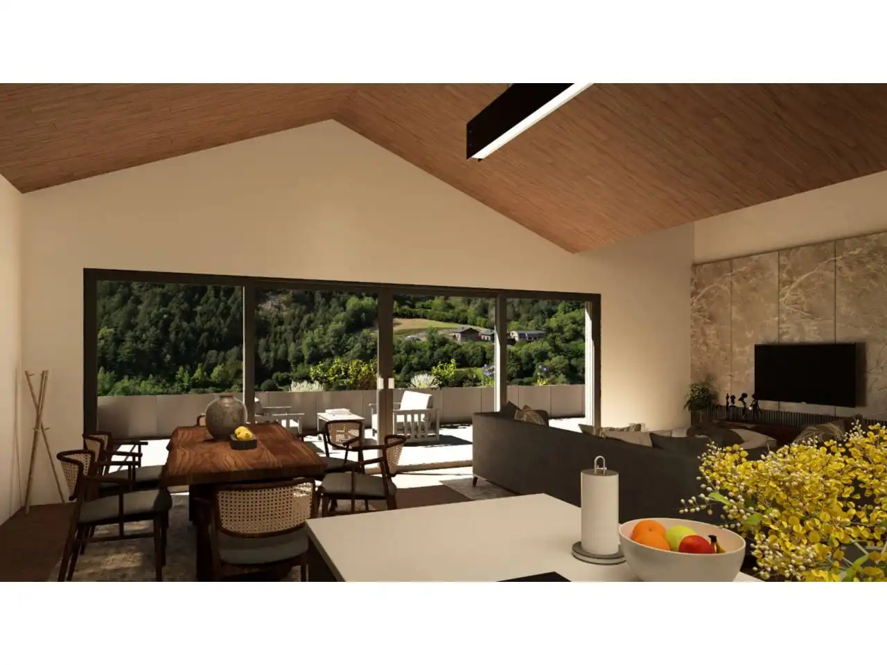 Terraza de Ático en venta en Ordino con Terraza y Alarma