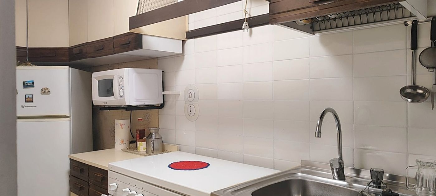 Kitchen of Flat for sale in  Madrid Capital  with Air Conditioner, Heating and Furnished