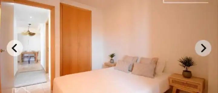 Dormitori de Apartament en venda en Pedreguer amb Aire condicionat, Terrassa i Moblat
