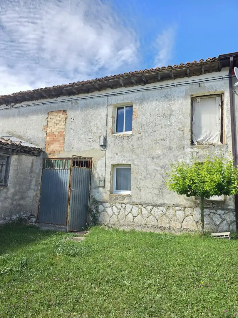 Vista exterior de Casa adosada en venta en Valle de Valdelucio