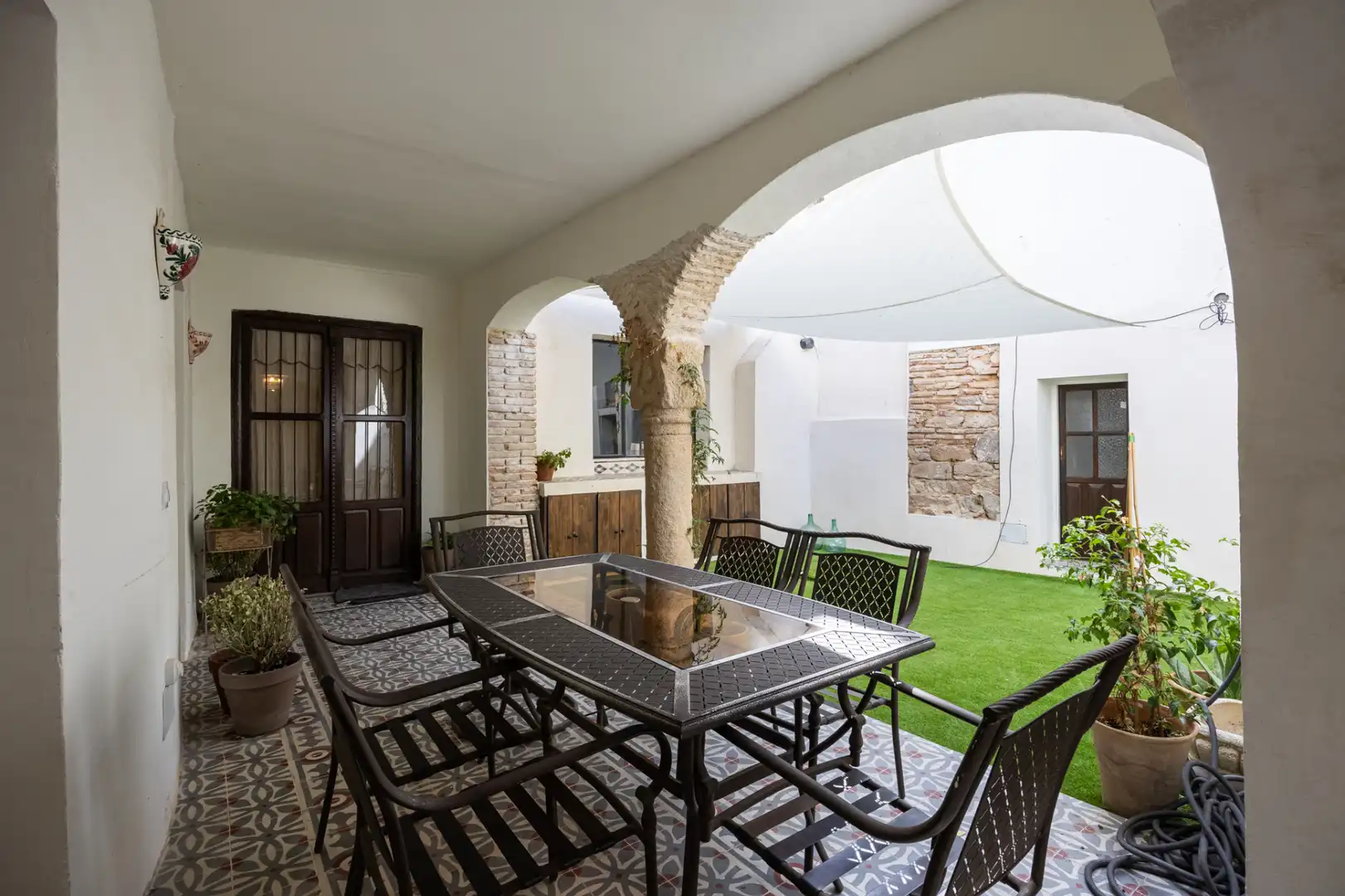 Terraza de Casa o chalet en venta en El Puente del Arzobispo con Aire acondicionado, Calefacción y Jardín privado