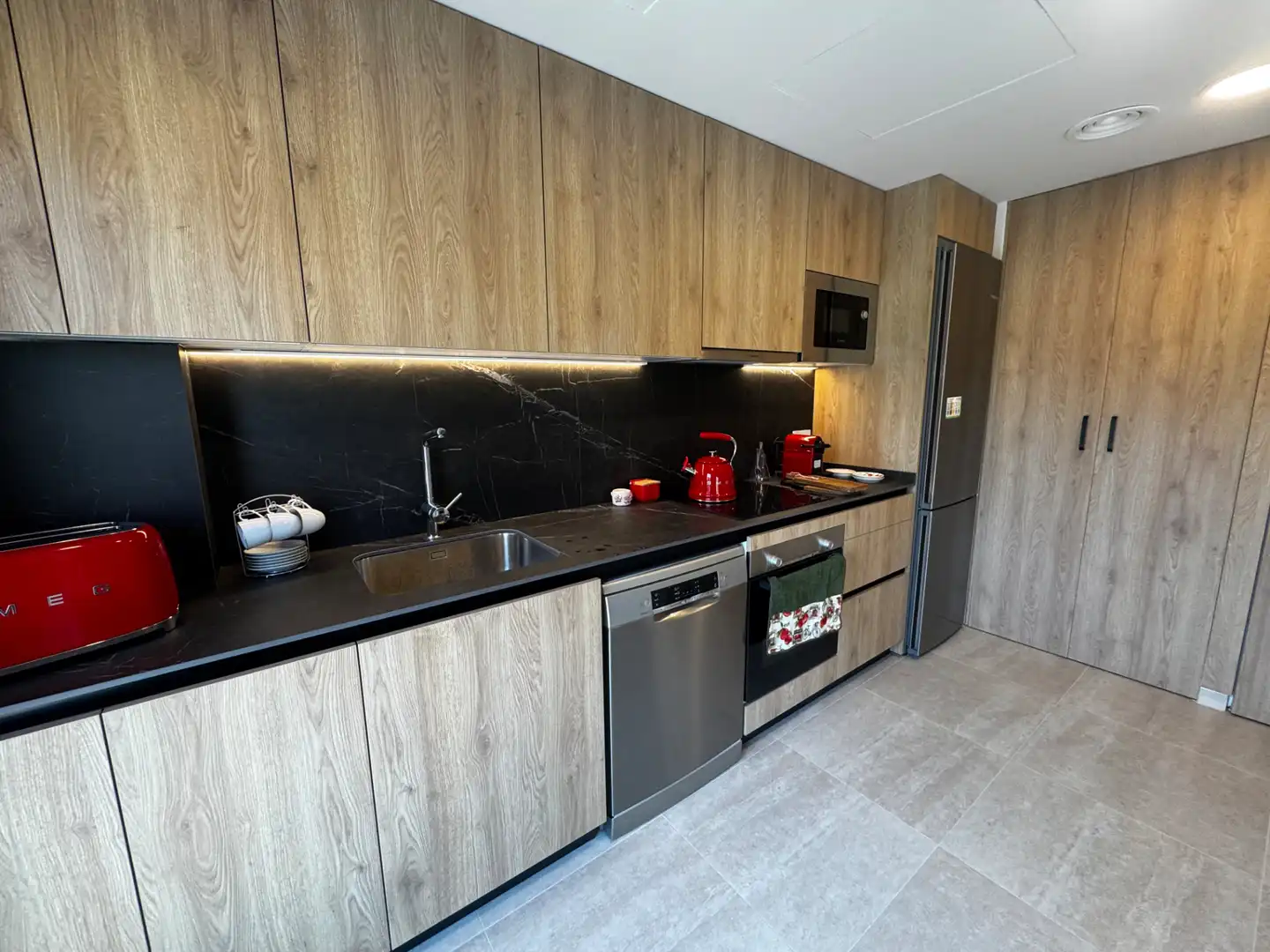 Kitchen of Flat for rent in Mollet del Vallès  with Air Conditioner, Heating and Parquet flooring