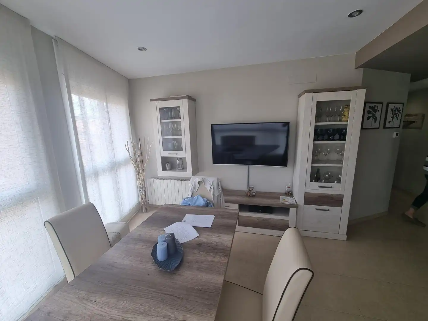Wohnzimmer von Dachboden zum Verkauf in Sabadell mit Terrasse, Möbliert und Alarm