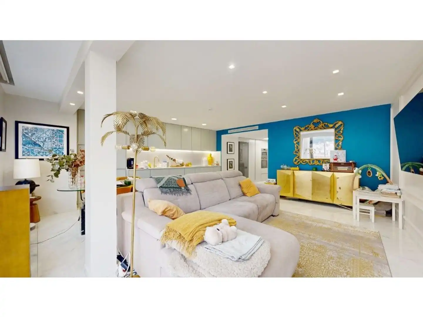 Sala de estar de Piso en venta en Tavernes de la Valldigna con Aire acondicionado