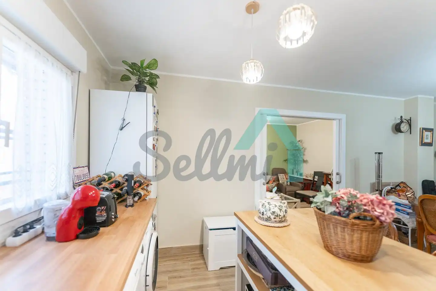 Kitchen of Flat for rent in Gijón   with Furnished