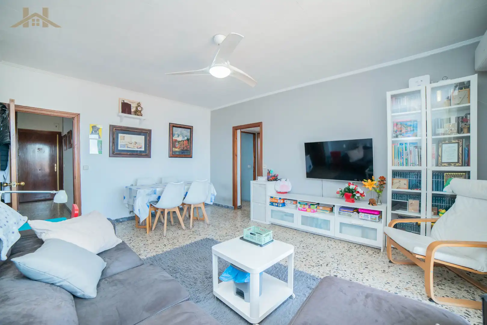 Sala de estar de Piso en venta en Valdemoro con Calefacción y Balcón