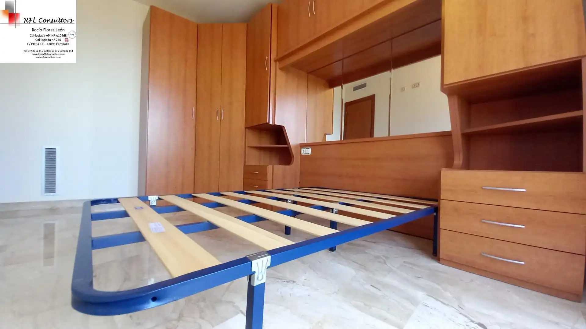 Habitación de Apartamento en venta en L'Ampolla con Terraza, Amueblado y Piscina comunitaria