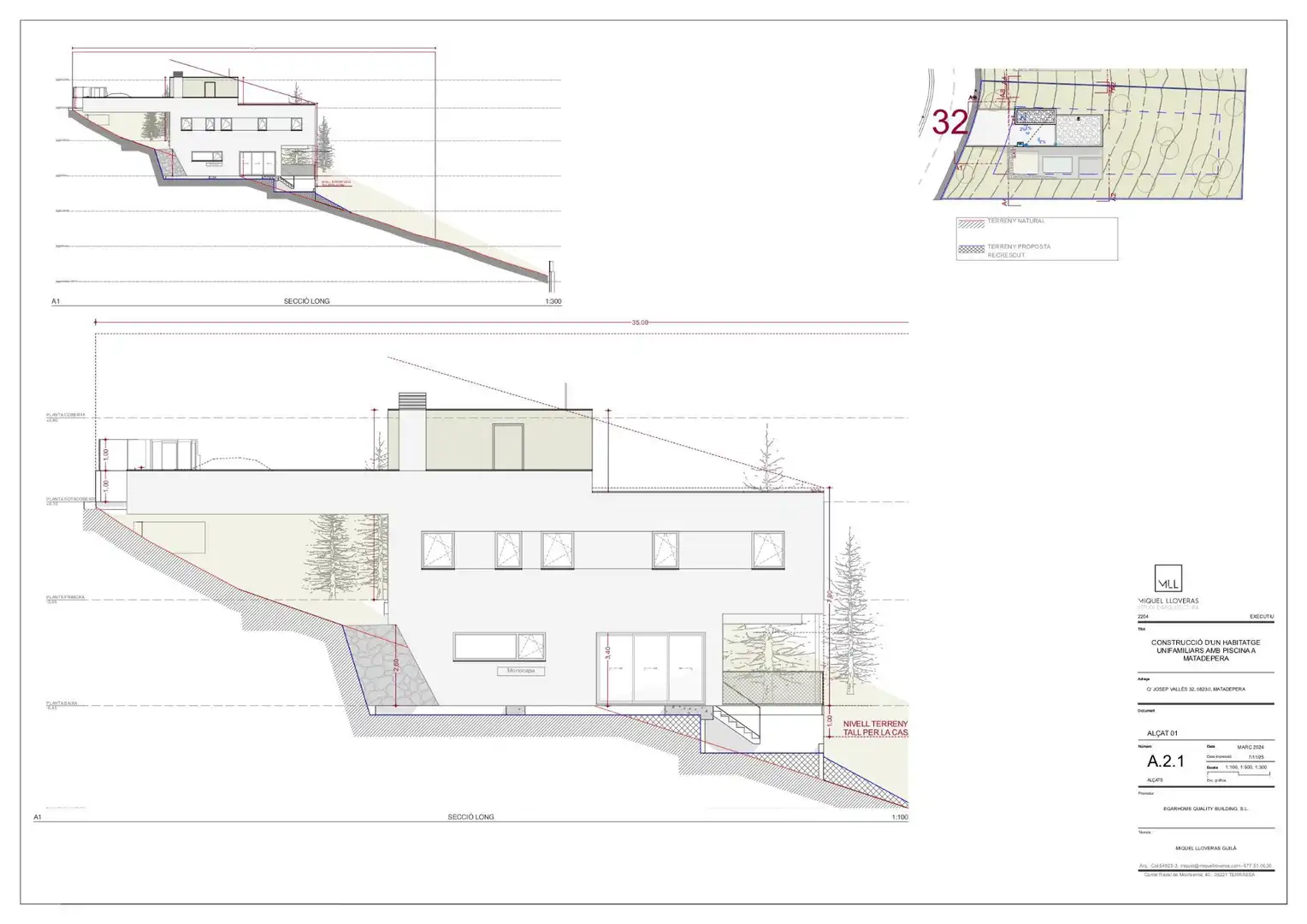 Casa amb piscina en venda a Josep Valles, imagen 32