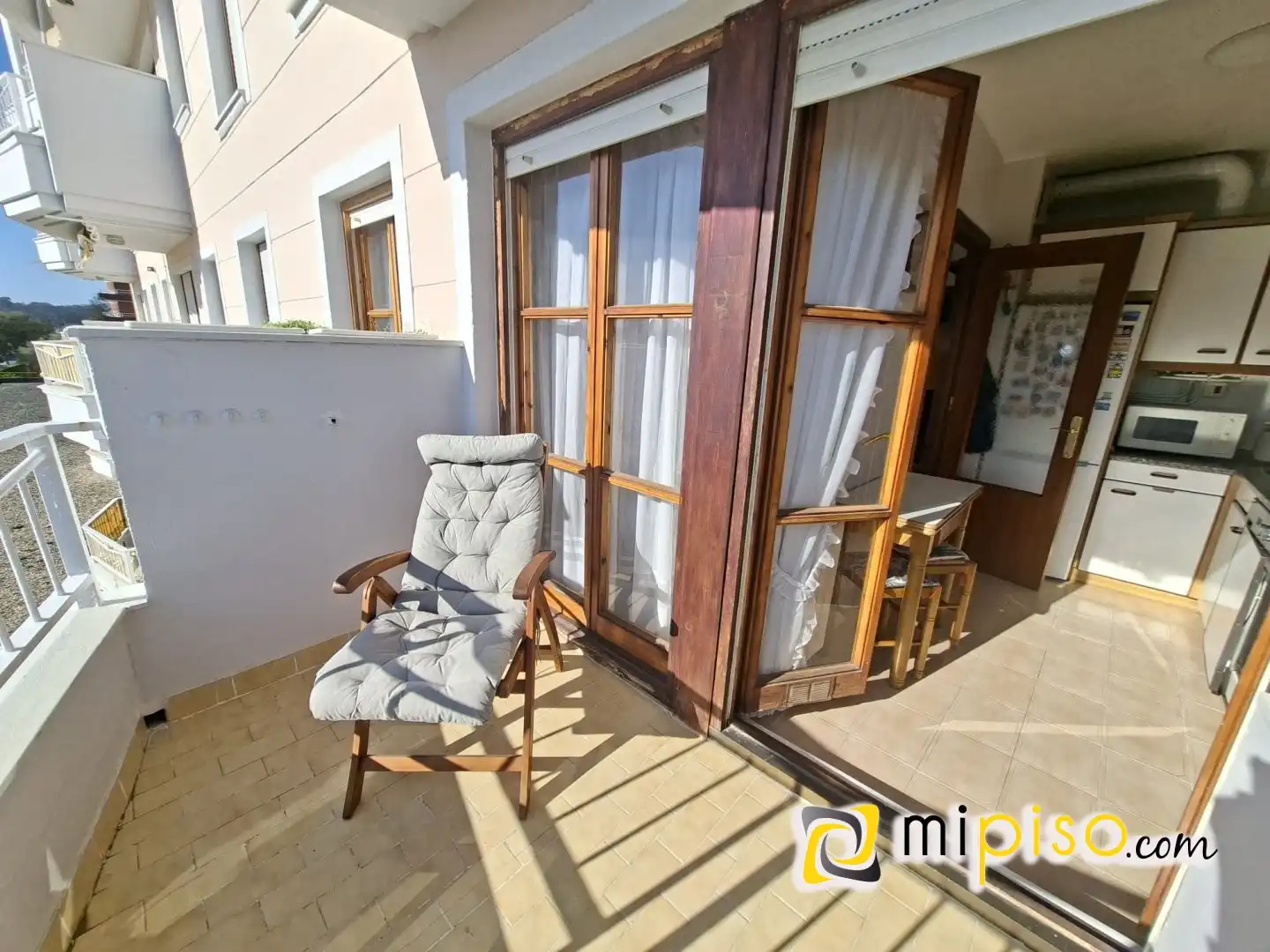 Balcony of Flat for rent in Laredo  with Terrace and Furnished