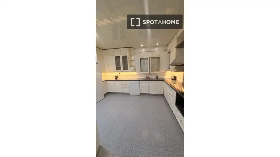 Kitchen of Flat for share in Sant Boi de Llobregat  with Air Conditioner, Heating and Furnished