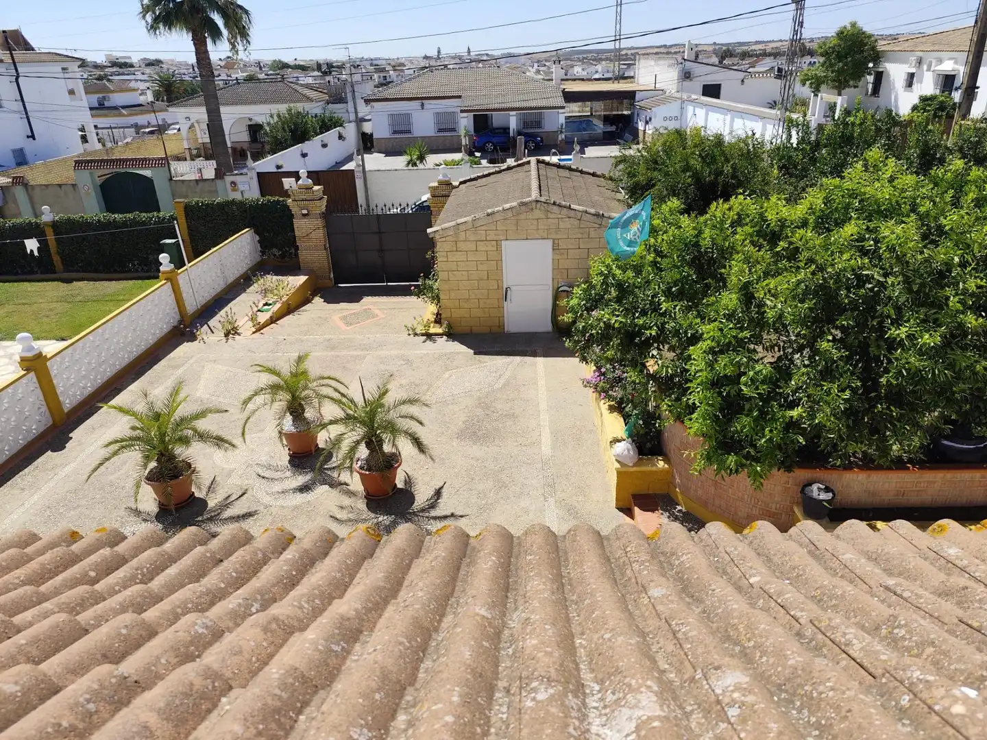 Vista exterior de Casa o chalet en venta en Carrión de los Céspedes con Aire acondicionado, Calefacción y Jardín privado