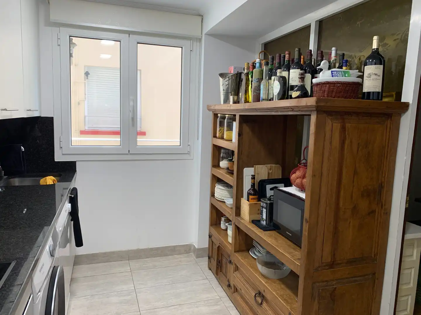 Kitchen of Flat for sale in Irun   with Heating and Furnished