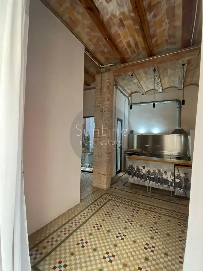Küche von Wohnung zur Miete in Valencia mit Klimaanlage, Privatgarten und Terrasse