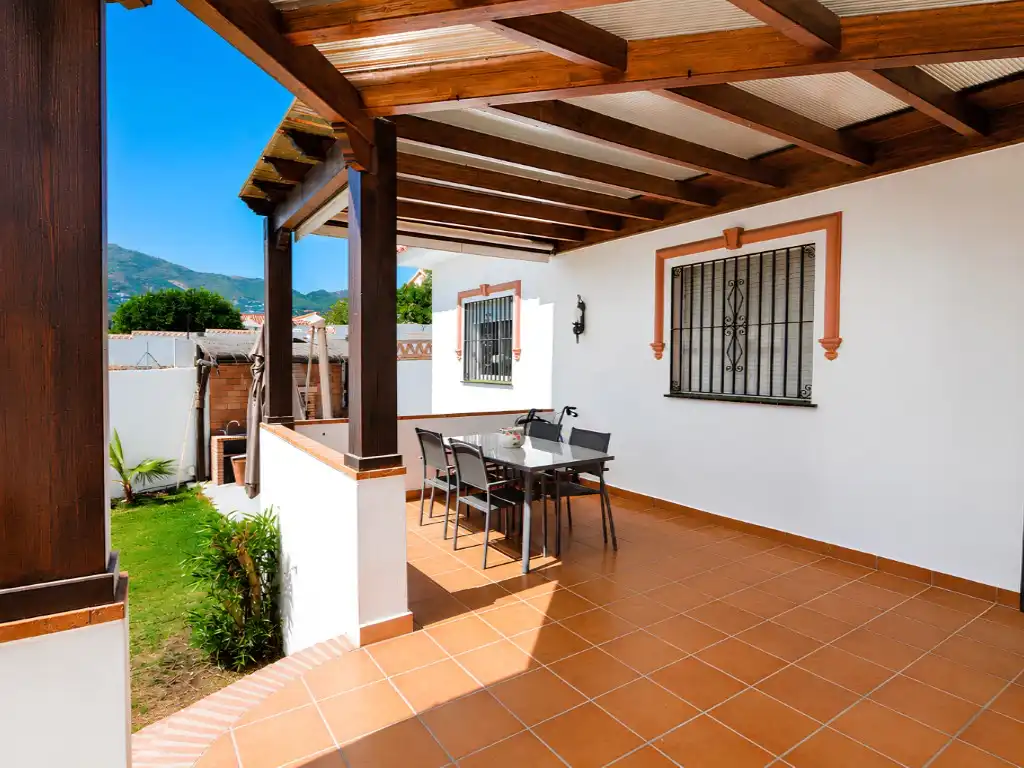 Terrassa de Casa o xalet en venda en Mijas amb Aire condicionat, Calefacció i Jardí privat