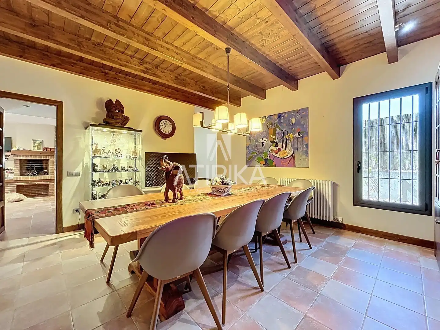 Dining room of Country homes for sale in La Granada  with Air Conditioner, Heating and Storage room
