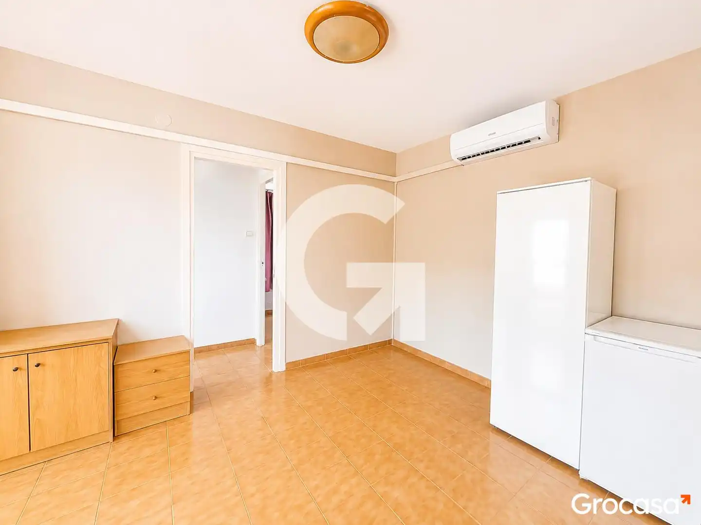 Schlafzimmer von Wohnung zum Verkauf in Cubelles mit Klimaanlage, Heizung und Ofen