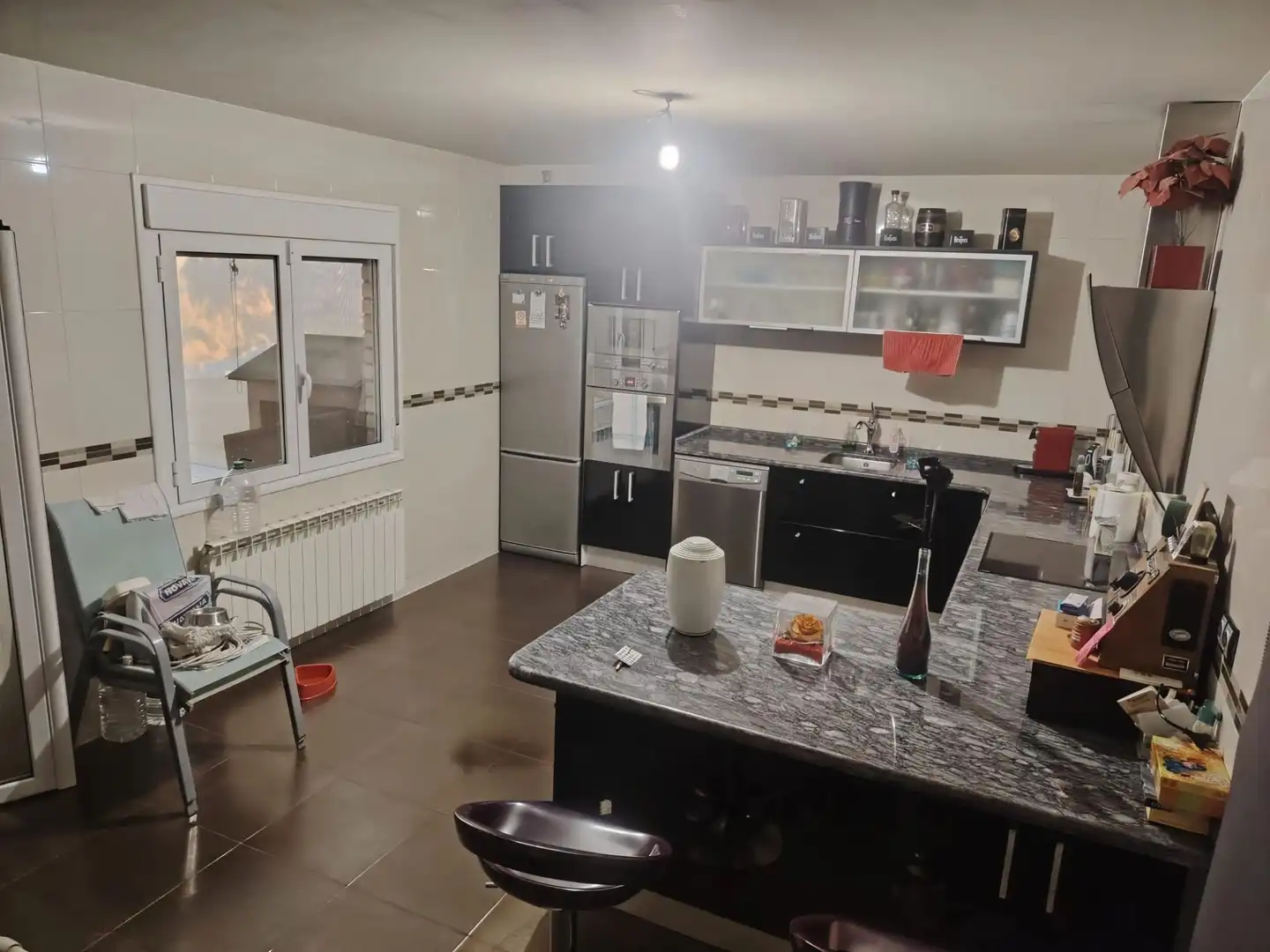 Cuina de Casa o xalet en venda en Nuez de Ebro amb Calefacció, Terrassa i Traster