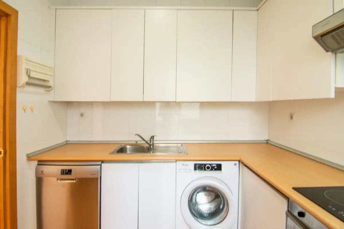 Cocina de Piso de alquiler en Madrid con Aire acondicionado, Calefacción y Parquet
