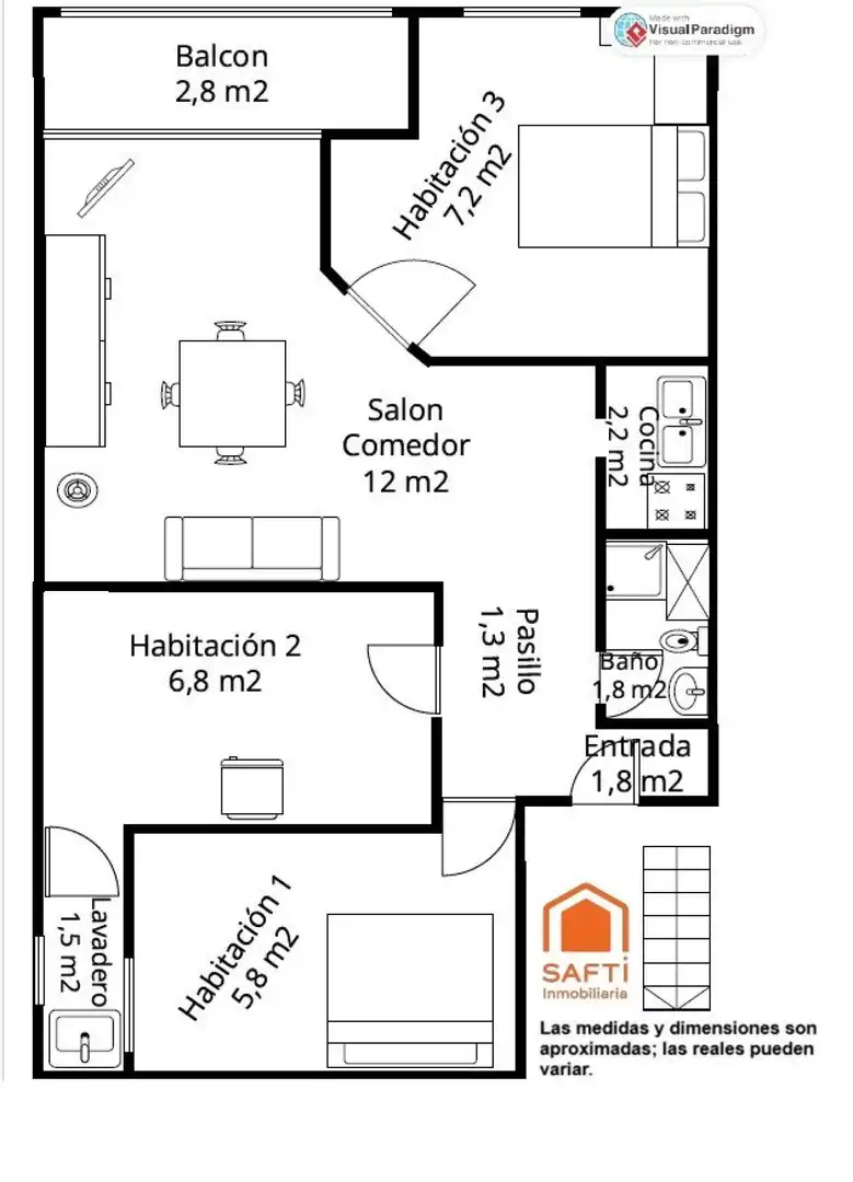 Piso en venta en Barcelona con Aire acondicionado, Calefacción y Amueblado