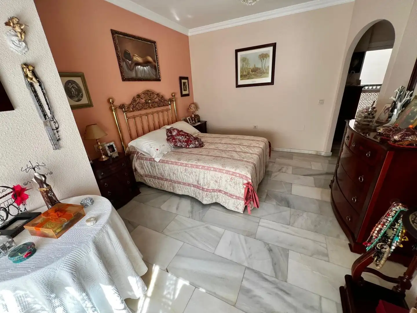 Bedroom of Flat for sale in Málaga  with Air Conditioner and Terrace