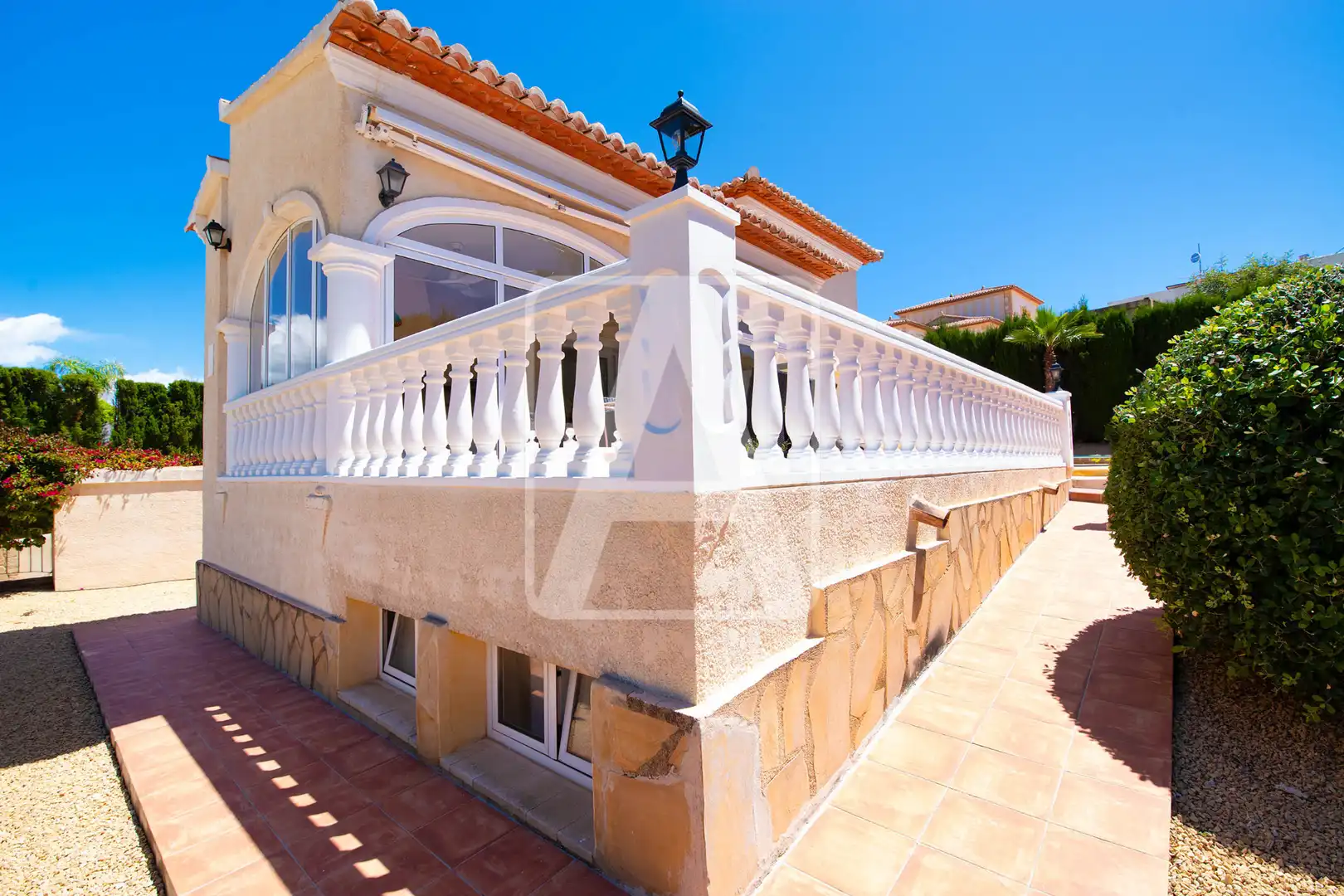 Terraza de Casa o chalet en venta en Calpe / Calp con Aire acondicionado, Calefacción y Jardín privado