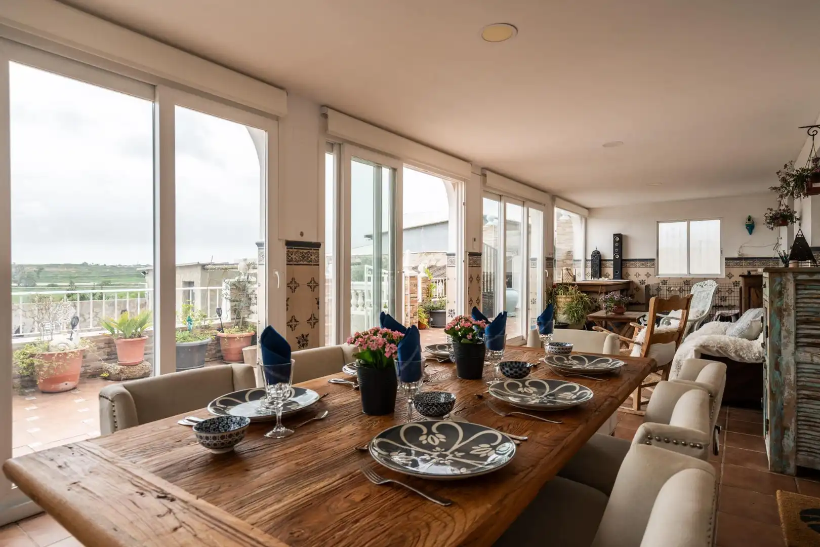 Comedor de Casa o chalet en venta en Chiclana de la Frontera con Aire acondicionado, Calefacción y Jardín privado