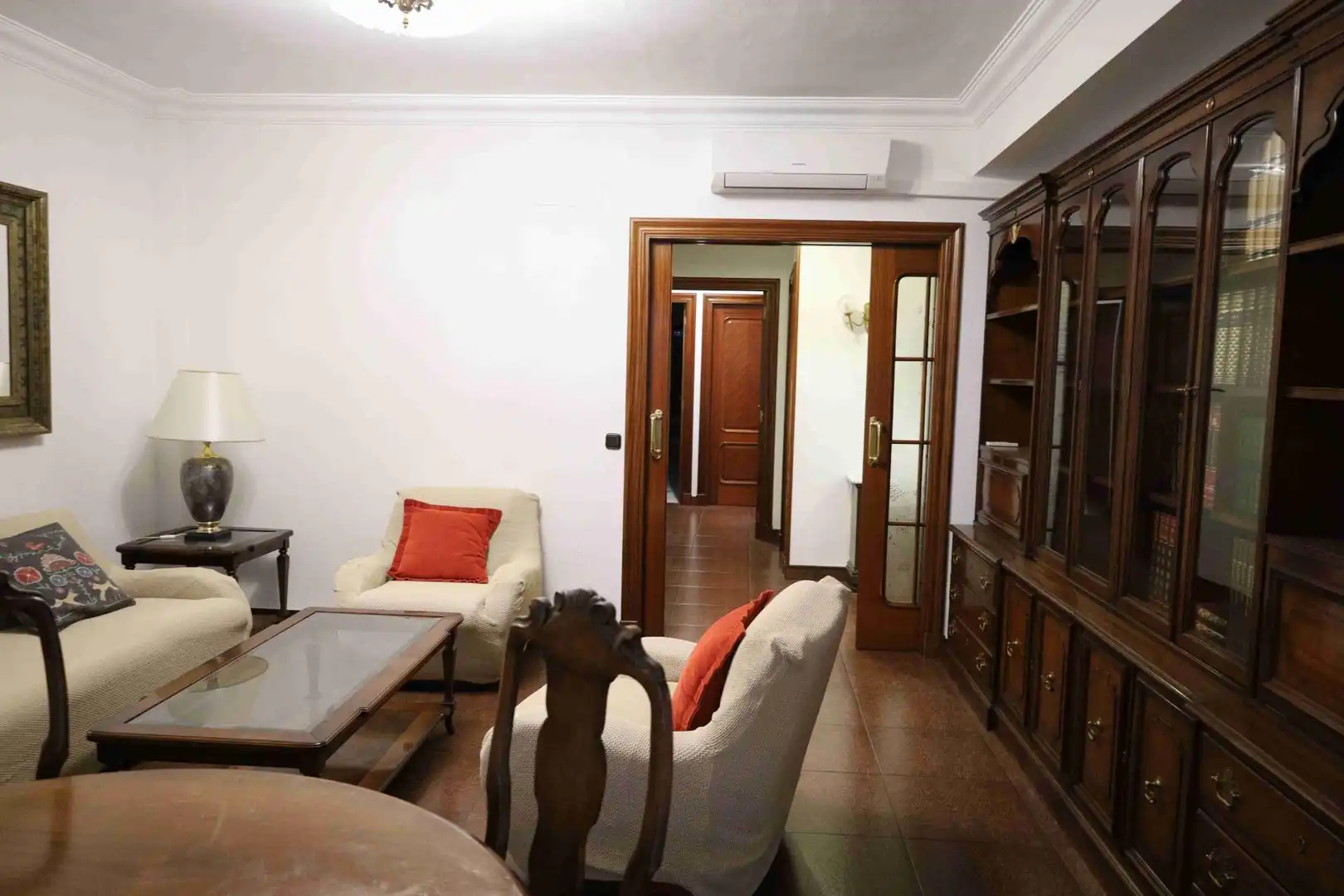 Sala de estar de Piso en venta en Alcañiz con Aire acondicionado, Calefacción y Trastero