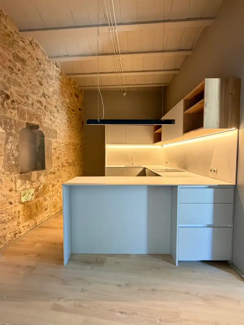 Kitchen of Flat for rent in La Bisbal d'Empordà  with Air Conditioner, Heating and Private garden