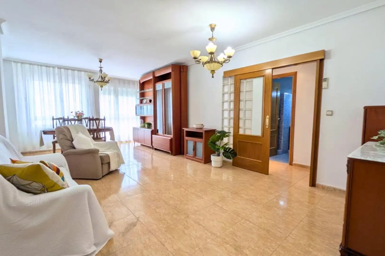 Sala d'estar de Pis en venda en  Murcia Capital amb Aire condicionat i Traster