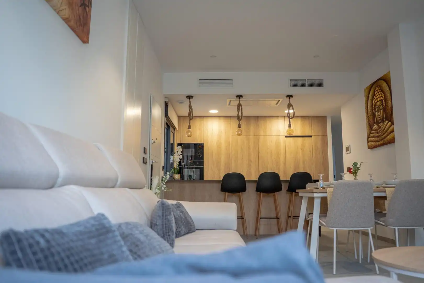 Sala de estar de Apartamento en venta en San Javier con Terraza y Piscina comunitaria